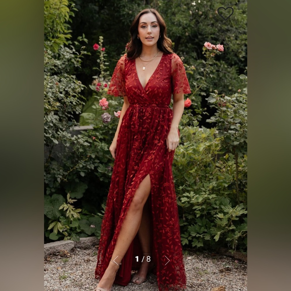 Baltic Born | Marseille Embossed Maxi Dress Size L | NWT